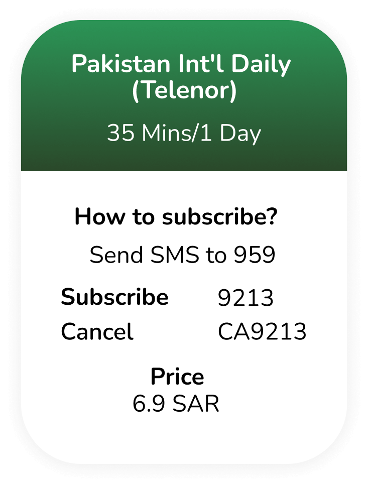 Pakistan Telenor Daily