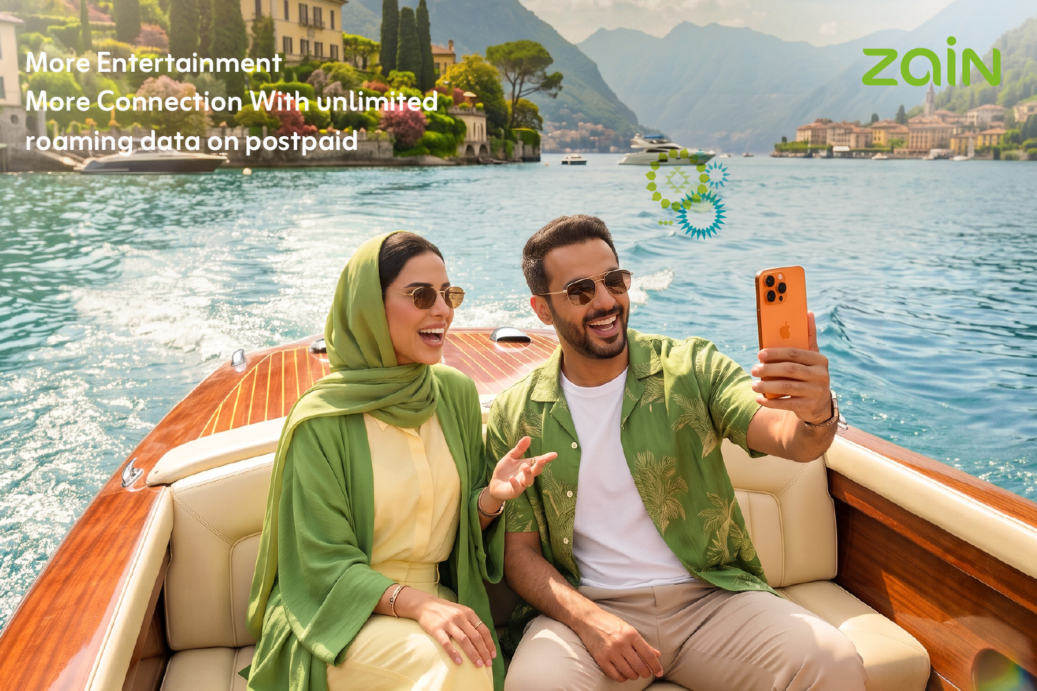 Explore the world with Zain's Roaming packages, 5G, for more details send Roaming to 959