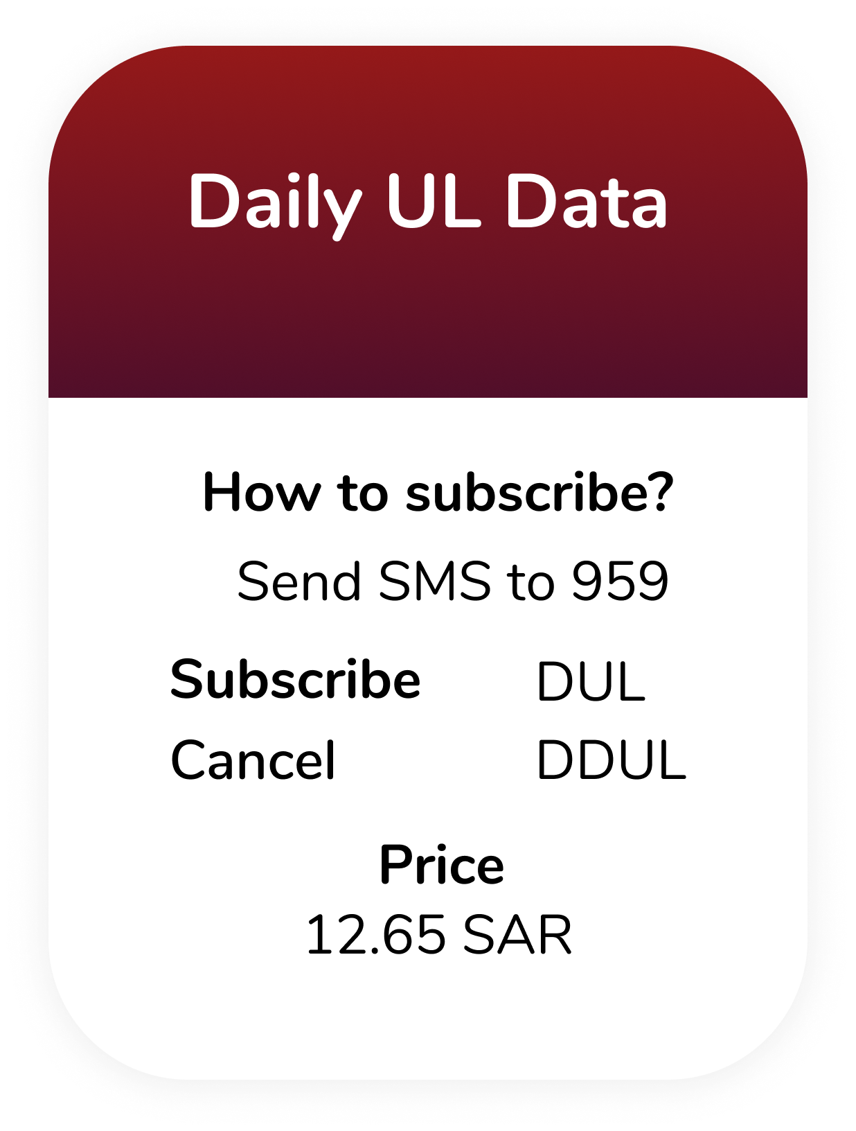 daily unlimited local calls and data bundle