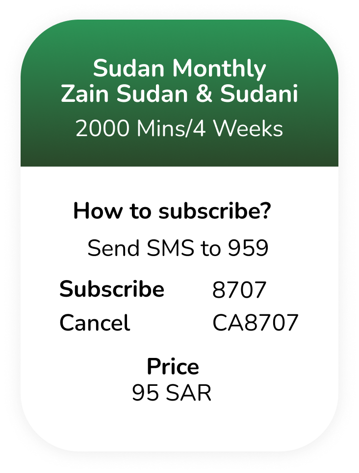 Sudan monthly