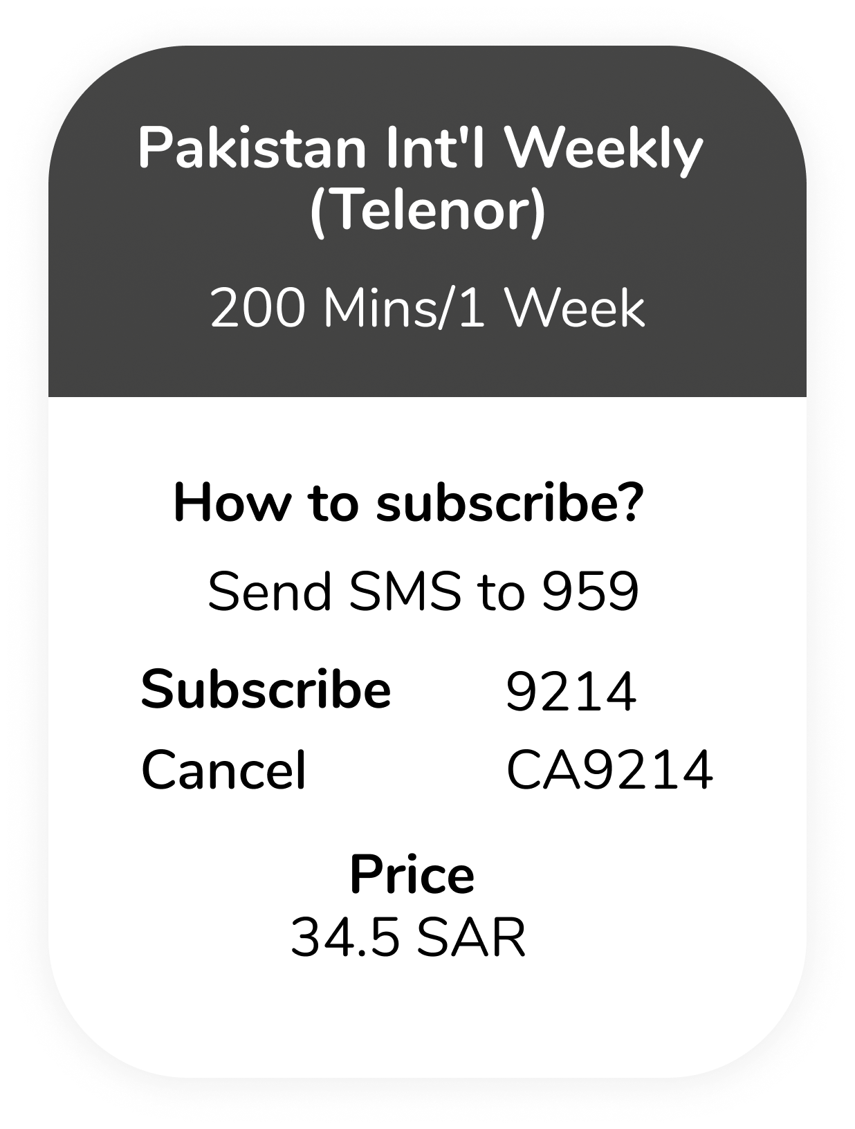 Pakistan Telenor Weekly